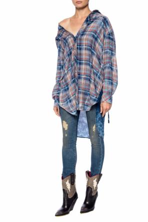 Shirt with a plaid pattern, zdjęcie 2 Shirt with a plaid pattern od Diesel